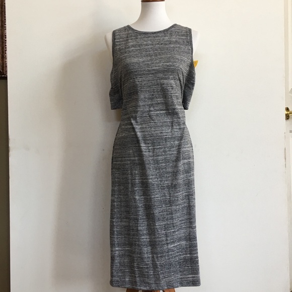 Fabletics Eileen Midi Dress open Back Jersey Dress - Picture 3 of 6